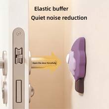 1pc New Tree Guard Anti-Collision Pad, Silent PVC Soft Door Guard Suitable For Walls, Transparent Self-Adhesive Furniture Protection Pad Suitable For Door Handles And Knobs, Cabinet Corner Protection Strip, Bathroom Anti-Collision Protection Pad - A - View 5