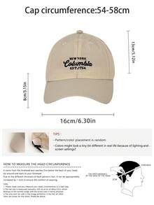Women's Soft Top Letter Embroidered Yellow Baseball Cap, Spring/Summer New Quick-Dry Breathable Sun Protection Baseball Cap, Colorblock Summer Quick-Dry Breathable Sun Protection Baseball Cap, UV Protection Thin Hat - Colu Quick-drying - View 4