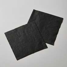 20/40/80 Piezas Servilletas para Bebidas, Servilletas de Papel Desechables Negras, 10" X 10" 2 Capas Servilletas de Cóctel para Bar, Bodas, Cumpleaños - Ver 5