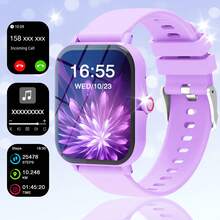 Reloj inteligente unisex, notificación de mensajes, reproducción de música, contestar llamadas - Multicolor - Ver 16