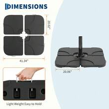 Umbrella Stands & Bases - Black - View 7