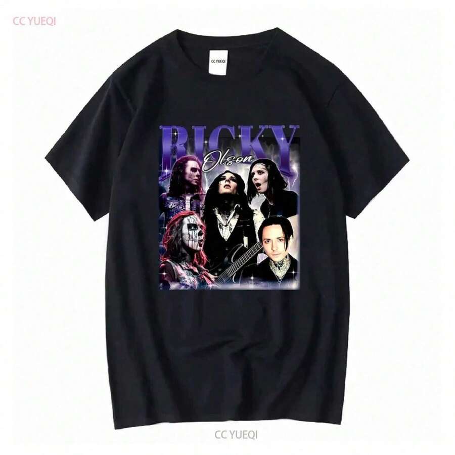 Vintage Playera Retro Vintage Edición Lsoyitada Ricky Olson T Motionless Fan Hohombresaje Años 90 Long Or Manga playera seleccion mexicana futbol - Negro - Ver 1