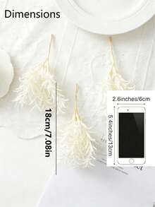 3 legături (6 tije/legătură) buchet de lavandă artificială miniatură din cedru, buchet de stuf miniatur, materiale pentru coroană DIY, ace de pin din mătase, ramuri de plante artificiale, pentru petrecere de zi de naștere, nuntă, buchet de mireasă, decor casnic în vază, grădină de birou, exterior - Multicolor - Vizualizare 4