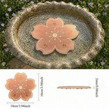 花形鳥浴盆，適用於戶外鳥類洗浴、花園、噴泉等場景，吸引鳥類棲息，鳥類用品與配件，寵鳥用品，鳥屋配件，虎皮鸚鵡籠配件，玩具與豐富化用品 - A型 - 查看 6