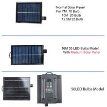 G40 Luces de Cadena Solares para Exteriores LED Alimentadas por Energía Solar Luces de Cadena de Globo Impermeables Luces Colgantes, Adecuadas para Jardín, Patio Trasero, Porche, Patio, Decoración de Balcón - luz cálida - Ver 9
