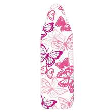 1pc Ironing Board Replaceable Cover , Butterfly Flower Print Polyester Household Ironing Table Cloth Ironing Board - Multicolor - View 7