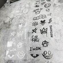 A Set Of 22pcs, Graffiti Kit, Bicycle Frame Protective Stickers - Cartoon Mountain And Road Front Fork Protective Film, Suitable For Motorcycles And Bicycles, Cool Car Decoration UV Stickers And Decals - A - View 4