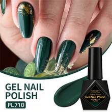 FOUR LILY 6件組 10ml 藍綠色凝膠指甲油套組，無HEMA TPO 半永久可浸泡式UV凝膠指甲油，適合夏季美甲，持久、無鉛DIY指甲設計裝飾，美甲繪畫凝膠指甲油，適用於美甲沙龍和居家美甲用品 - 彩色 - 查看 6