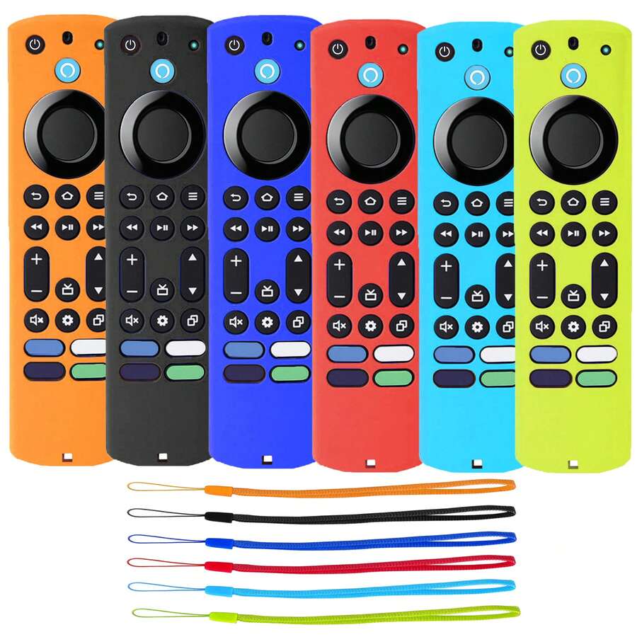 1 buah Casing Pelindung Remote Control Silikon, Kompatibel dengan Fire TV Stick 4K Max/Remote Suara Alexa Insignia