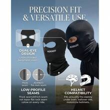 Adenzo Ski Balaclava Face Men Women, Protector Lightweight Motorcycle Snowboard - Spider Eye - View 3