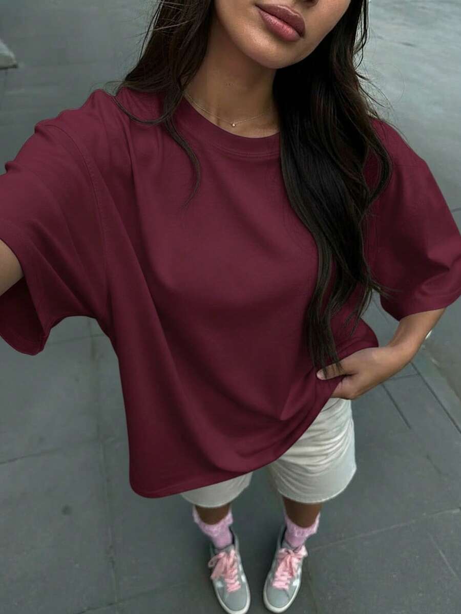 Women's Fashionable Loose Short Sleeve T-Shirt | Exquisite Design | Summer Essential | Easy To Match | Showcase Your Style