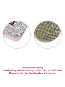 Sparkling Rhinestone Portable Pill Organizer, Daily Travel Portable Pill Box, Rhinestone Pill Box With Secure Storage Compartment,Travel Pill Box Container, Suitable For Vitamins,Supplements, Other Small Itemsl,Must - Have Medical Accessory - Multicolor - View 10