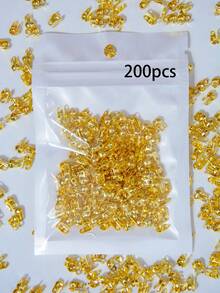 30/100/200/500/1000pcs/Set Mini Gold Side Clasp Buckles, Used For Handmade DIY Jewelry Wire End Fixing - Gold Side Buckle - View 16