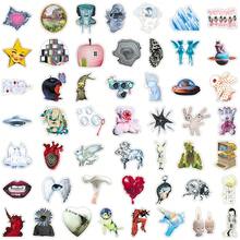 50pcs Weird Core Millennium Y2K Elements Old Era Dreamcore Vintage Style Creative Personalized Decorative Tablet Water Bottle Stickers - Dream Core - 1988 - View 4