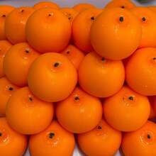 1pc Orange Handmade Squeeze Ball, Purely Handmade DIY Crunchy Stress Relief Ball, Sensory Fidget Toy For Anxiety Relief, Novelty Birthday Gift - Multicolor - View 4
