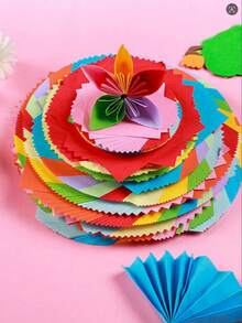 50 Lembar 100 Lembar Kertas A4 Berwarna, 10 Warna, Untuk Fotokopi Berwarna, Mencetak, Origami dan Kerajinan Tangan 10 Warna, Cocok Untuk Fotokopi, Mencetak, Kerajinan Lipat Kertas Berwarna - Beraneka warna - View 2