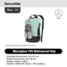 1个防水干湿分离背包，20/30/40升防水背包，适用于游泳、划船 - 彩色 - 查看 19