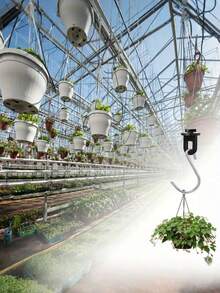 30Pcs/6Set Greenhouse Plant Fixing Clips With S-Hooks, Suitable For Hanging Plants Support, Indoor/Outdoor Gardens And Balconies, Potted Plants And Vines, Hanging Tools, Flower Pot Hanging Accessory, Plant Hooks And Hangers - Multicolor - View 4