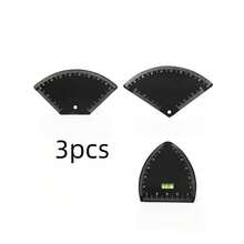 3 PiecesEyebrow Ruler And Micro Tattoo Drawing Set, Quick Eyebrow Design - Reusable Drawing Guide For Men And Women - Multicolor - View 11