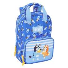 Safta Bluey |  Let's Adaptable School Backpack For Nursery (Without Trolley) Main Compartment With Zipper, Personal Identification Card And Top Handle - Sekolah - Mari (2) - View 1
