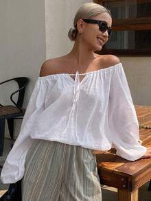Women Blouses & Shirts - Yellow - View 5