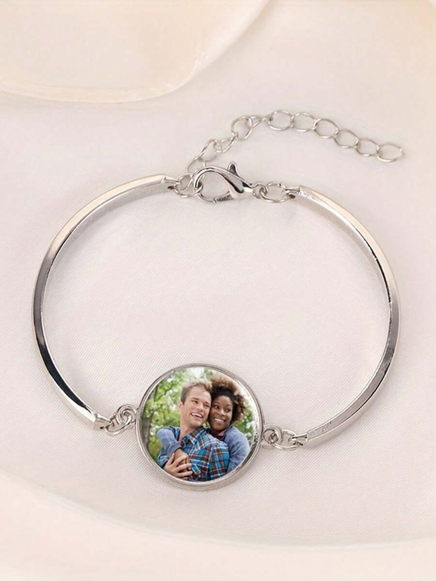 Customized Bracelet, Adjustable Length, Supports Any Image Or Photo Customization, Suitable As Holiday Gift Or Daily Wear - Multicolor - View 1