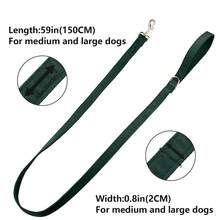 Dog Collar With Dog Leash,Soft Quick Release Basic Dog Collars For Small Medium Dogs,Large Dogs Strong Dog Leash For Everyday Use - Secure & Simple Design For Reliable Control - Green - View 5