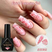 FOUR LILY 10ml Gold Foil Quick Build Gel - Shiny Fast Nail Extension, Soak-Off UV/LED Nail Gel, Suitable For DIY And Salon Manicure - Multicolor - View 9