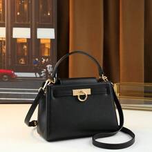 New Premium Fashion Versatile Handbag With Vintage Metal Ring Design Women's Small Square Bag - Multicolor - View 17