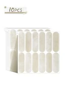 WalDecoo 1/5/10/20片可拆卸防水磁磚貼紙,橢圓形自黏式防濺貼花,復古綠長橢圓形牆貼,適用於廚房、浴室、露營車、客廳、酒吧 - 米杏橢圓 - 查看 13