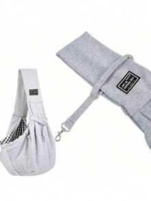 Pet Puppy Carrier Bag Cats Puppy Outdoor Travel Dog Shoulder Bag Single Comfort Sling Handbag Tote Pouch - 彩色 - 查看 4