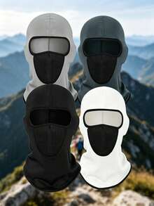 1 pieza/2pcs Máscara Facial con Boca de Malla Protección Solar Gorro Capucha Cuello Todo en Uno Protección UV Gorro de Ciclismo Máscara Facial, Adecuado para Salidas Diarias, Viajes de Primavera, Viajes, Etc. - Estilo X - Ver 10