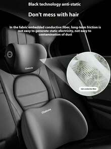 1pc Universal Car Neck Pillow, Breathable Neck Pillow, Lumbar Support, Neck Protection, Headrest, Car Interior Neck Pillow, Car Seat Lumbar Support, Suitable For All Seasons - Multicolor - View 4