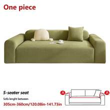 1pc Stretchable Pet-Friendly Sofa Cover, All-Season Slouchy Sofa Slipcover, Living Room Non-Slip Sofa Protector, Fully Dust-Proof - Multicolor - View 24