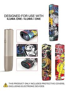 1PC For IQOS ILUMA ONE/ I One/New Iluma I One, ILUMA/Iluma I ,ILUMA PRIME/Iluma I Prime Protective Case Full Protection Anti-Drop Fashion Personalized Graffiti Leather Case Scratch-Resistant Anti-Abrasion Anti-Pressure Shock-Absorbing PU+PC Spliced Hard Shell Precise Hole Position Leather Case Couple Style Multiple Colors Available Gift For Self-Use Storage Box - 2 - View 7