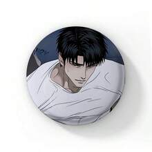 58mm 新款韓系 BL 漫畫《Shutline》軟質鈕扣徽章 男愛漫畫 Gillan Jake Moon Shingun 動漫胸章 粉絲收藏 - 58 mm - 查看 47