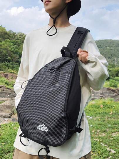  Large Capacity Men's Chest Bag Casual Hip Hop Travel Universal Crossbody Bag Nylon Storage Shoulder Bag Waist Bag Business Casual Valentine's Day Black Bag School Bag Shoulder Bag Angular Multifunctional Casual Hiking Travel Large Capacity Multifunctional Outdoor Portable Casual Gift Gift Elegant Vacation Funny Gift Christmas Holiday Thanksgiving Men's Gift HGUL+BAG