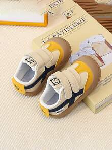 German Training Shoes ( Shoes) Classic Patchwork Design, 1–4 Years Toddler, Kindergarten Daily Wear. Light Color Palette Versatile, Mainly For Spring And Autumn, - Yellow - View 8
