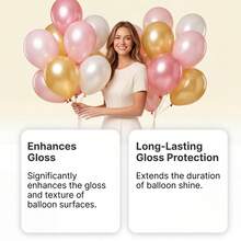 DOWMOO Balloon Gloss Spray, Atmosphere Balloon Surface Brightener, Holiday Party Atmosphere Enhancer/Suitable For Weddings, Birthday Parties, Mall Events, Festival Decor All-Scene Use - View 5