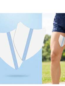 Disposable V-Shaped Anti-Chafing Thigh Pads – Invisible Non-Woven Inner Thigh Friction Patches, Breathable Non-Slip Leg Protectors, Ideal For Plus Size Men And Women, Summer, Dresses And Outdoor Activities - Multicolor - View 8