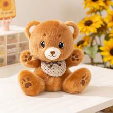 Juguetes de peluche de animales de 18cm/7.09in, gato negro, lobo, ratón, oso, cómodos, perfectos para decorar la cama o el sofá, decoración ideal para vacaciones, fiesta temática o reunión, regalo de decoración, también regalo perfecto para el cumpleaños o celebración de los niños. - Multicolor - Ver 9