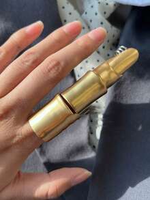 SP復古金色盔甲戒指 機械關節風工藝戒指 解剖指甲戒指 超現實可調節戒指 | 節日配件 | 中性禮物 - 金色 - 查看 5