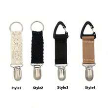 New Travel Hat Clip, Outdoor Backpack/Luggage Storage Hat Clip, Solid Color Travel Hat Clip, Multi-Functional Duck Bill Hat Clip, Outdoor Travel Essential, Mini Travel Hat Clip, Multi-Functional Straw Hat Clip, Hat Accessory, Can Securely Attach Hat To Bag Or Luggage - Multicolor - View 7