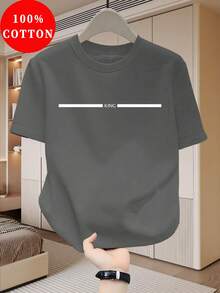 Men T-Shirts - 黑色 - 查看 9