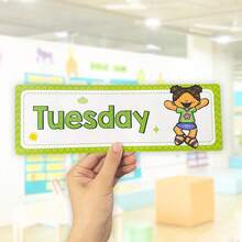 Lachilly 8/16pcs Weather, Day Of The Week, Month And Season Learning Cards Set, Montessori Children Education Flash Cards, Classroom Wall Decor Teaching Supplies - Multicolor - View 7