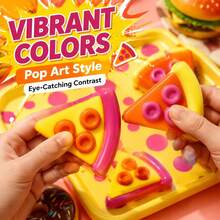 Juguete antiestrés suave con forma de pizza linda, esponja de recuperación lenta, juguete apretable para dedos con forma de pizza linda, antiestrés suave, forma de pizza triangular, rebanada realista, forma divertida, bordes redondeados, relieve 3D, puntos de cobertura realistas, suave y resistente, elástico tipo Q, suave y masticable, apretable, rebote, alivio del estrés, suave y esponjoso, apretón duradero, liso, rebote lento, regalo perfecto para fiesta de cumpleaños, bolsa de regalo, regalo festivo, antiestrés sensorial para la ansiedad, recompensa de aula - A - Ver 10