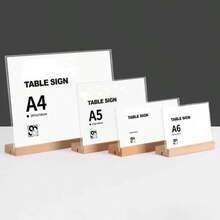 Dudukan Standar A4/A5/A6 Berbentuk L/T yang Dapat Diatur dengan Alas, Cocok untuk Tampilan Vertikal/Miring, Sempurna untuk Pernikahan, Menggabungkan Desain yang Elegan dan Struktur yang Kokoh, Dudukan Meja, Papan Nama Restoran, Desain Ramping, Dudukan Modern, Bahan PC Premium - MultiWarna - View 7