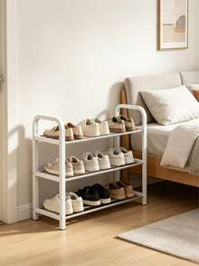 3/4/5 Tiers Optional, Space-Saving And Easy To Install. Minimalist White Design Fits Any Decor. Durable, Compact Yet Spacious, Easy To Clean. It's A Must-Have Storage Essential For Home Use. - Multiple Specifications - View 5