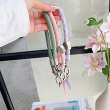 1 buah Tali Gantungan Ponsel Cocok untuk Casing Ponsel/Kamera, Tali Genggam Portabel Anti Jatuh Premium Multifungsi dengan Pengait dan Klip yang Dapat Diputar, Rantai Pendek Serbaguna - MultiWarna - View 2