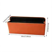 1pc Car Multi-Function Storage Box, Car Organizer, Multi-Position Adhesive Car Interior Accessory, Universal Car Seat Gap Hanging Storage Bag, For Storing Keys, Glasses, Cards, Car Center Console Storage Rack, Suitable For All Car Models - A - View 6